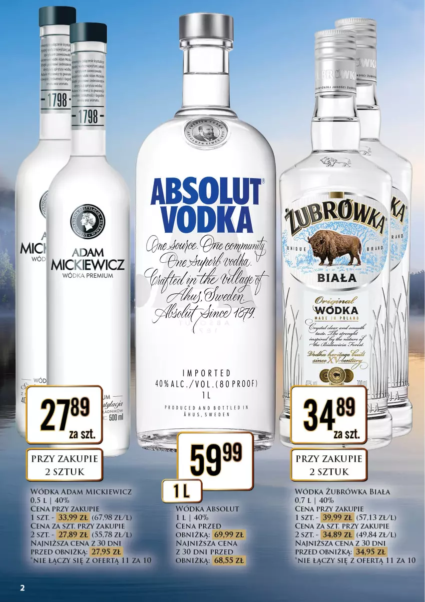 Gazetka promocyjna Dino - Oferta alkoholowa - ważna 18.09 do 19.09.2026 - strona 2 - produkty: Absolut, Por, Wódka