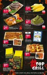 Gazetka promocyjna Stokrotka - Supermarket - Gazetka - ważna od 17.08 do 17.08.2022 - strona 7 - produkty: Kurczak, Sok, Ser, Węgiel drzewny, Sokołów, Boczek, Kaszanka, Grill, Kasza, Kiełbasa, Kukurydza