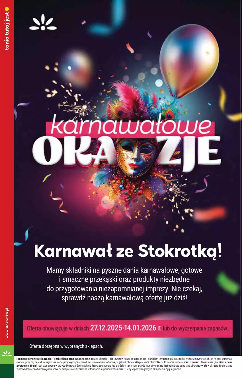 Gazetka promocyjna Stokrotka - Market - ważna 08.01 do 14.01.2026 - strona 14 - produkty: Mięso, Owoce, Warzywa