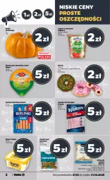 Gazetka promocyjna Netto - Od Poniedziałku - Gazetka - ważna od 31.10 do 31.10.2025 - strona 2 - produkty: Krakus, Ser, Gra, Orzeszki, Piątnica, Rama, Jogurt, Parówki, Szynka, Serek, Donut, Orzeszki ziemne, Berlinki