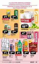Gazetka promocyjna Netto - Od Poniedziałku - Gazetka - ważna od 31.10 do 31.10.2025 - strona 23 - produkty: Piwa, Piwo, Top, Sos, Sok, Por, Mus, Gra, Napój energetyczny, Tyskie, Zdrowie, Napoje, Tatra, Perła, Tiger, Muszynianka, Tymbark, Syrop, Aronia, Woda mineralna, Woda, Napój, Lech Premium