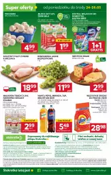 Gazetka promocyjna Stokrotka - Market - Gazetka - ważna od 26.03 do 26.03.2025 - strona 23 - produkty: Piec, Kurczak, Rycki Edam, Domestos, Makaron, Ser, JBL, Gra, 7up, Telefon, Filet z piersi kurczaka, Bref, Mirinda, Dres, Pepsi, Vizir, Winogrona, Farm Milk, Edam, Wino, Napój, Olma, Mleko, HP, Fa