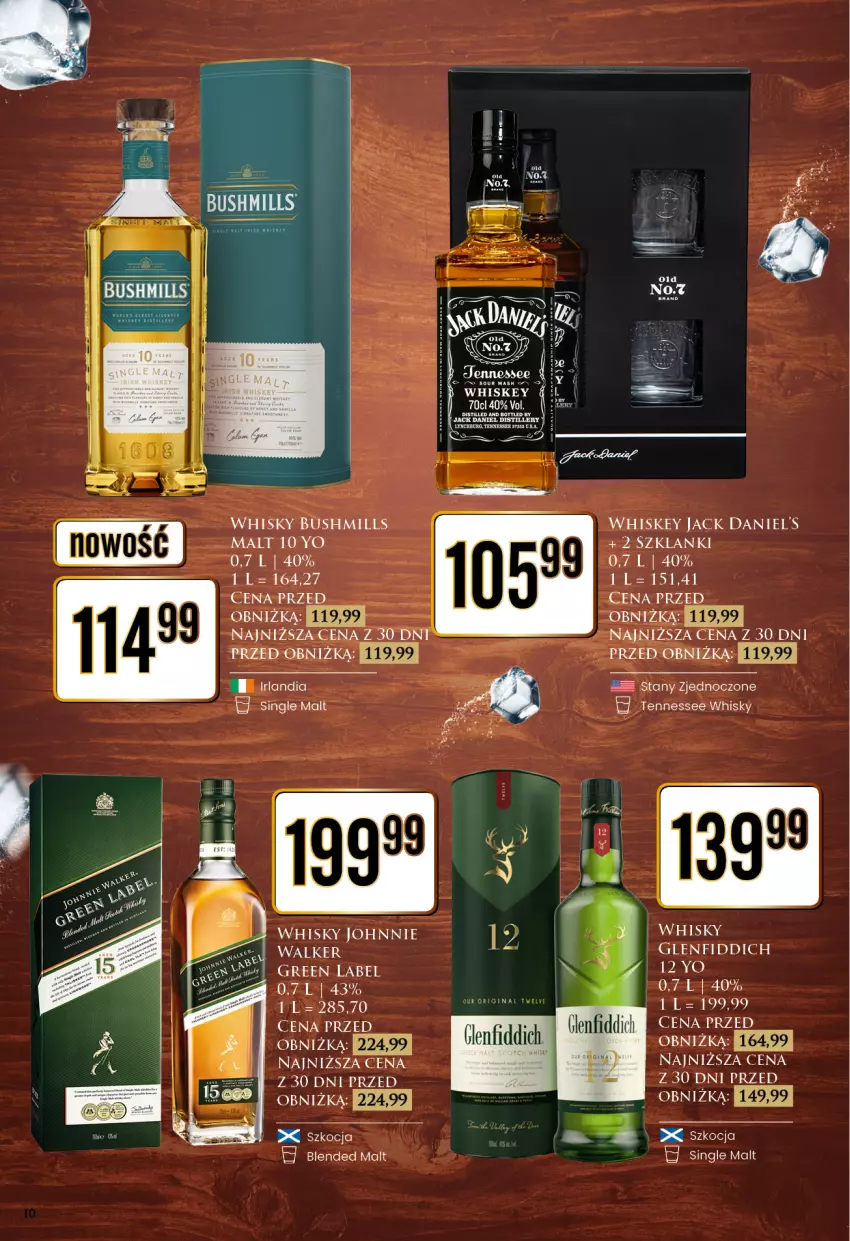 Gazetka promocyjna Dino - Katalog alkoholowy / marzec 2024 - ważna 25.03 do 30.03.2024 - strona 10 - produkty: Bushmills, Lanki, Whiskey, Whisky