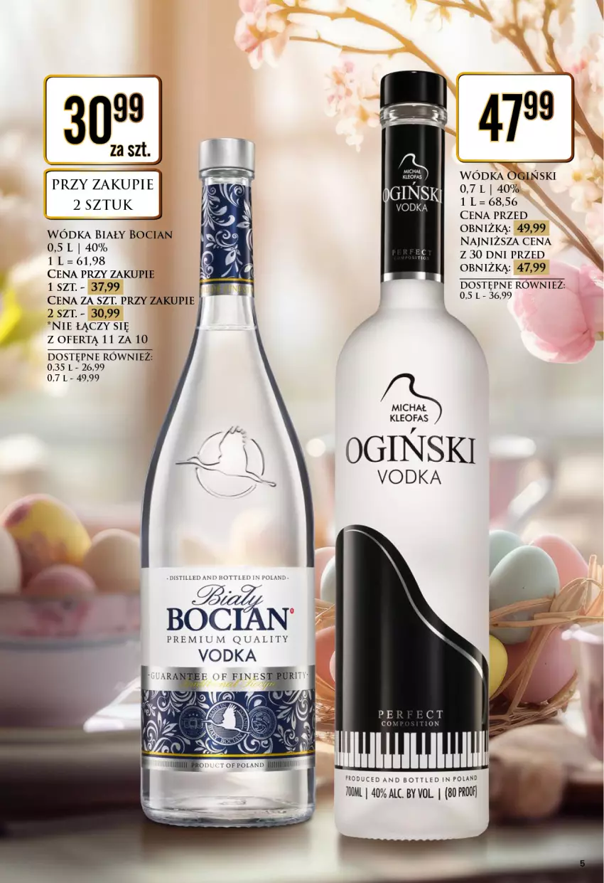 Gazetka promocyjna Dino - Katalog alkoholowy / marzec 2024 - ważna 25.03 do 30.03.2024 - strona 5 - produkty: Fa, Ogiński, Wódka