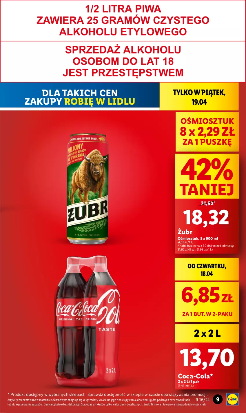 Gazetka promocyjna Lidl - GAZETKA - ważna 18.04 do 20.04.2024 - strona 11 - produkty: Coca-Cola