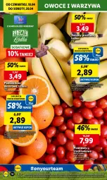 Gazetka promocyjna Lidl - GAZETKA - Gazetka - ważna od 20.04 do 20.04.2024 - strona 20 - produkty: Banany, Warzywa, Ser, Gra, Pomarańcze, Owoce, Deser, Chleb, Olej, Pomidory