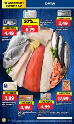 Gazetka promocyjna Lidl - GAZETKA - Gazetka - ważna od 20.04 do 20.04.2024 - strona 26 - produkty: Polędwica, Miruna, Tusz, Krewetki, Dorsz