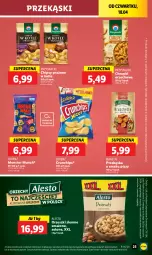 Gazetka promocyjna Lidl - GAZETKA - Gazetka - ważna od 20.04 do 20.04.2024 - strona 31 - produkty: Orzeszki, Migdały, Chipsy, Chrupki, Przysnacki, Crunchips, Lorenz, Monster Munch, Orzeszki ziemne