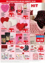 Gazetka promocyjna Kaufland - Kaufland - Gazetka - ważna od 18.02 do 18.02.2026 - strona 5 - produkty: Ser, Por, Koc, Róża, Karp, Puzzle, Gofrownica, Książka, Pudełko, Klocki, Kubek, Poduszka
