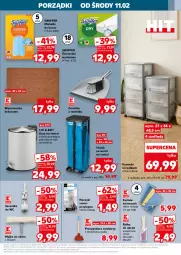 Gazetka promocyjna Kaufland - Kaufland - Gazetka - ważna od 18.02 do 18.02.2026 - strona 9 - produkty: Por, Mop, Wycieraczka, Myjka do okien, Worki na śmieci, Stojak, Szczotka, Kosz, Worki na śmiec, Haczyk, Szczotka do WC, Kokos