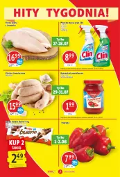 Gazetka promocyjna Prim Market - Gazetka - ważna od 02.08 do 02.08.2023 - strona 7 - produkty: Kurczak, Koncentrat pomidorowy, Pekpol, Kinder Bueno, Papryka, Clin, Ferrero, Baton, Płyn do mycia, Kinder