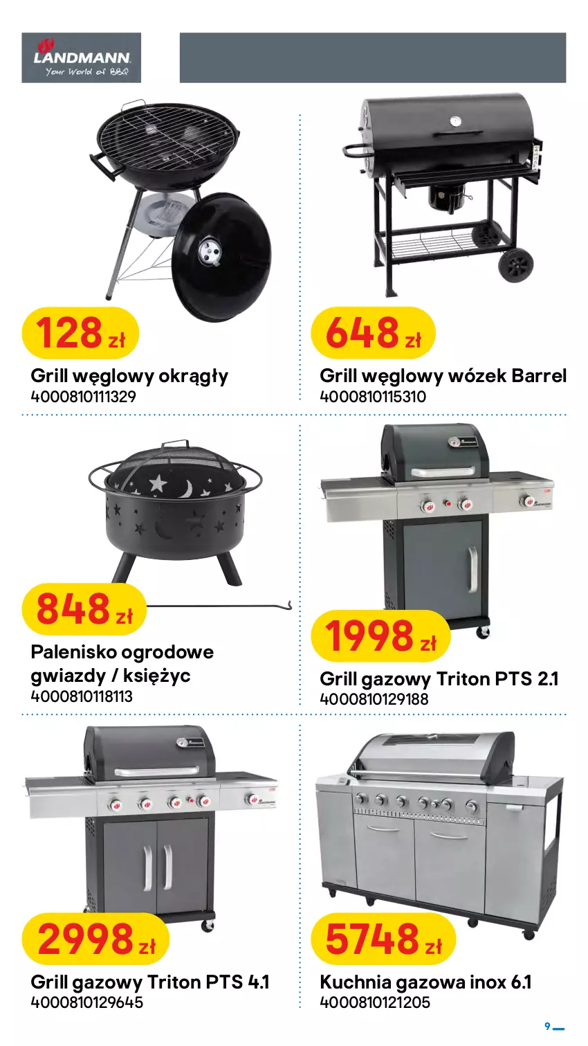 Gazetka promocyjna Castorama - ważna 25.05 do 12.06.2022 - strona 9 - produkty: Grill, Grill gazowy, Kuchnia, Palenisko, Wózek