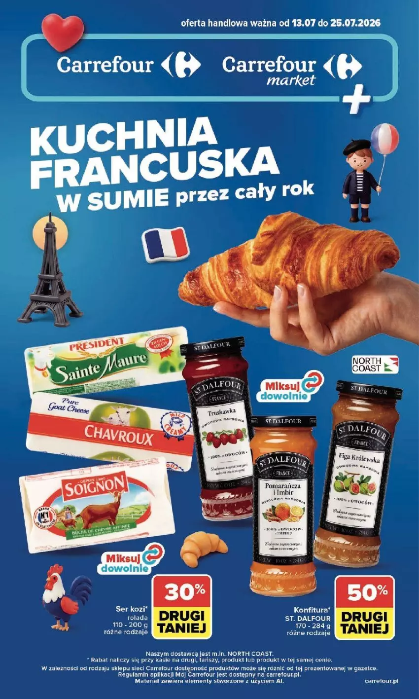 Gazetka promocyjna Carrefour - Gazetka Kuchnia francuska - ważna 13.07 do 25.07.2026 - strona 1