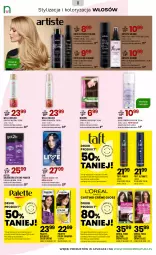 Gazetka promocyjna Drogerie Natura - Gazetka Drogerie Natura - Gazetka - ważna od 02.02 do 02.02.2026 - strona 11 - produkty: Palette, Color Creme, Taft, Wella, Puder, Szampon, Lakier do włosów, Suchy szampon, Pianka do włosów, Got2b, Lakier, Farba do włosów, Fa