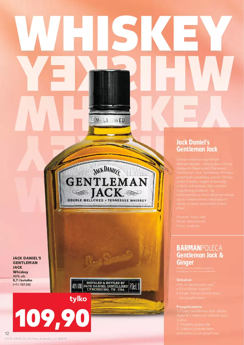 Gazetka promocyjna Kaufland - Barek Kauflandu - ważna 16.10 do 28.10.2025 - strona 12 - produkty: Gin, Grejpfrut, Lanki, Plasterki, Whiskey