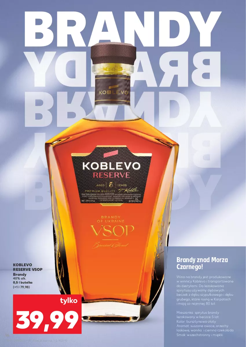 Gazetka promocyjna Kaufland - Barek Kauflandu - ważna 16.10 do 28.10.2025 - strona 16 - produkty: Brandy, Bursztyn, Czekolada, Karp, Owoce, Por, Ser, Sport, Tran, Wino