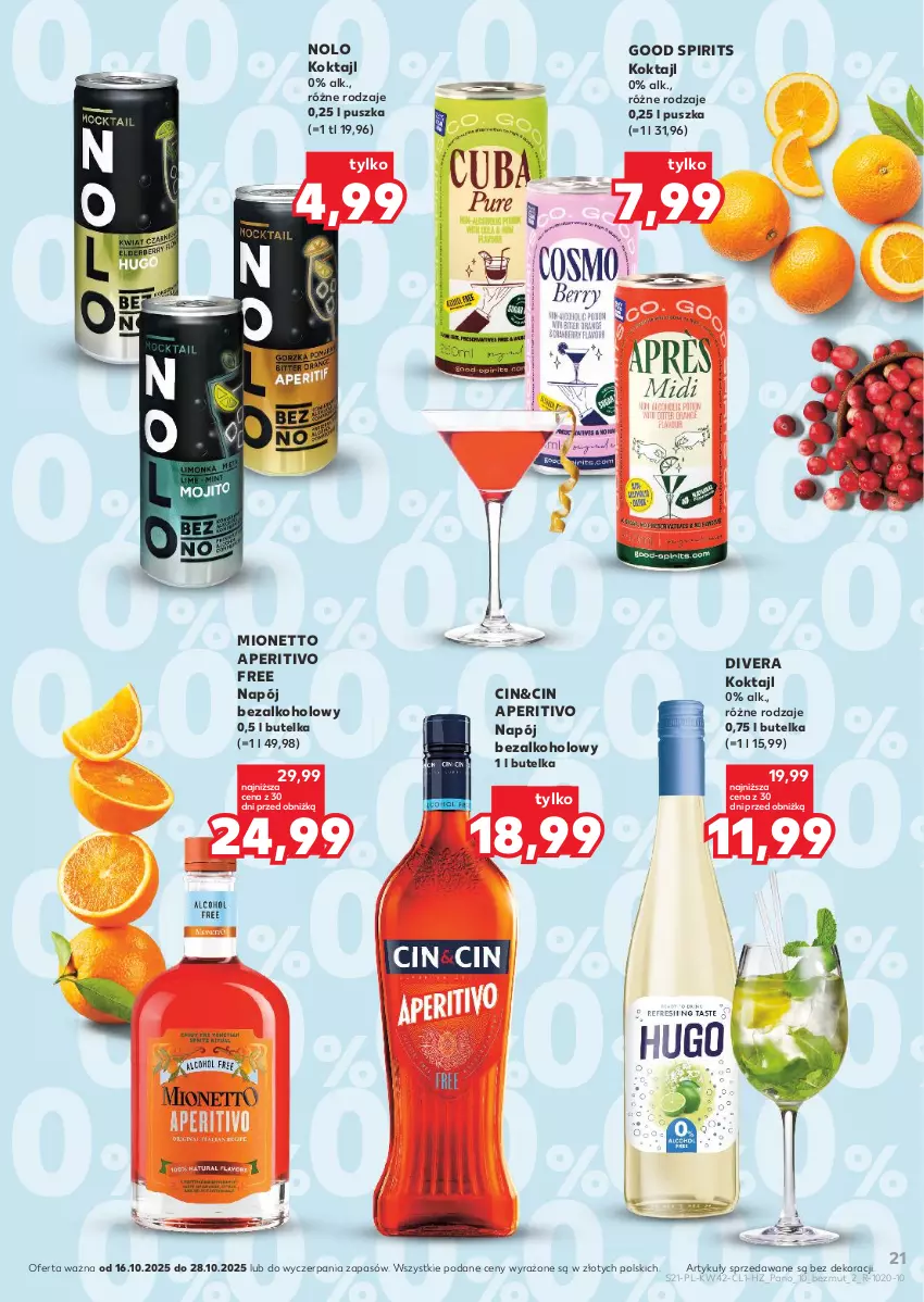 Gazetka promocyjna Kaufland - Barek Kauflandu - ważna 16.10 do 28.10.2025 - strona 21 - produkty: Mionetto, Napój, Napój bezalkoholowy