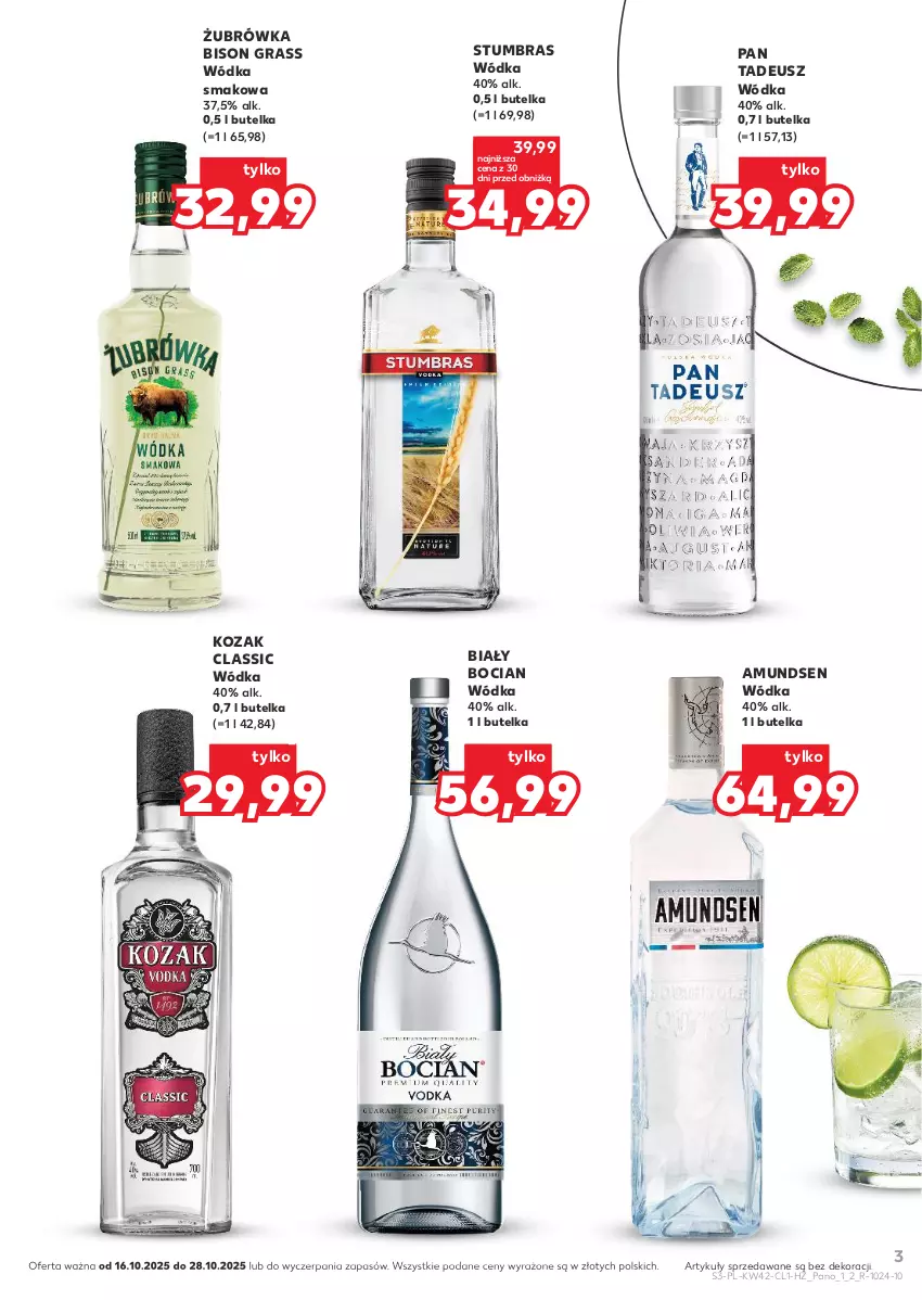 Gazetka promocyjna Kaufland - Barek Kauflandu - ważna 16.10 do 28.10.2025 - strona 3 - produkty: Amundsen, Biały Bocian, Gra, Wódka