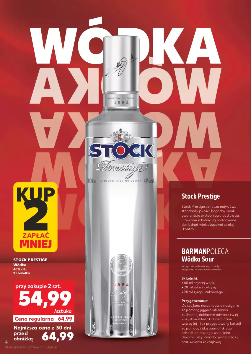 Gazetka promocyjna Kaufland - Barek Kauflandu - ważna 16.10 do 28.10.2025 - strona 4 - produkty: Cytryny, Sok, Stock, Syrop, Szejker, Top, Wódka