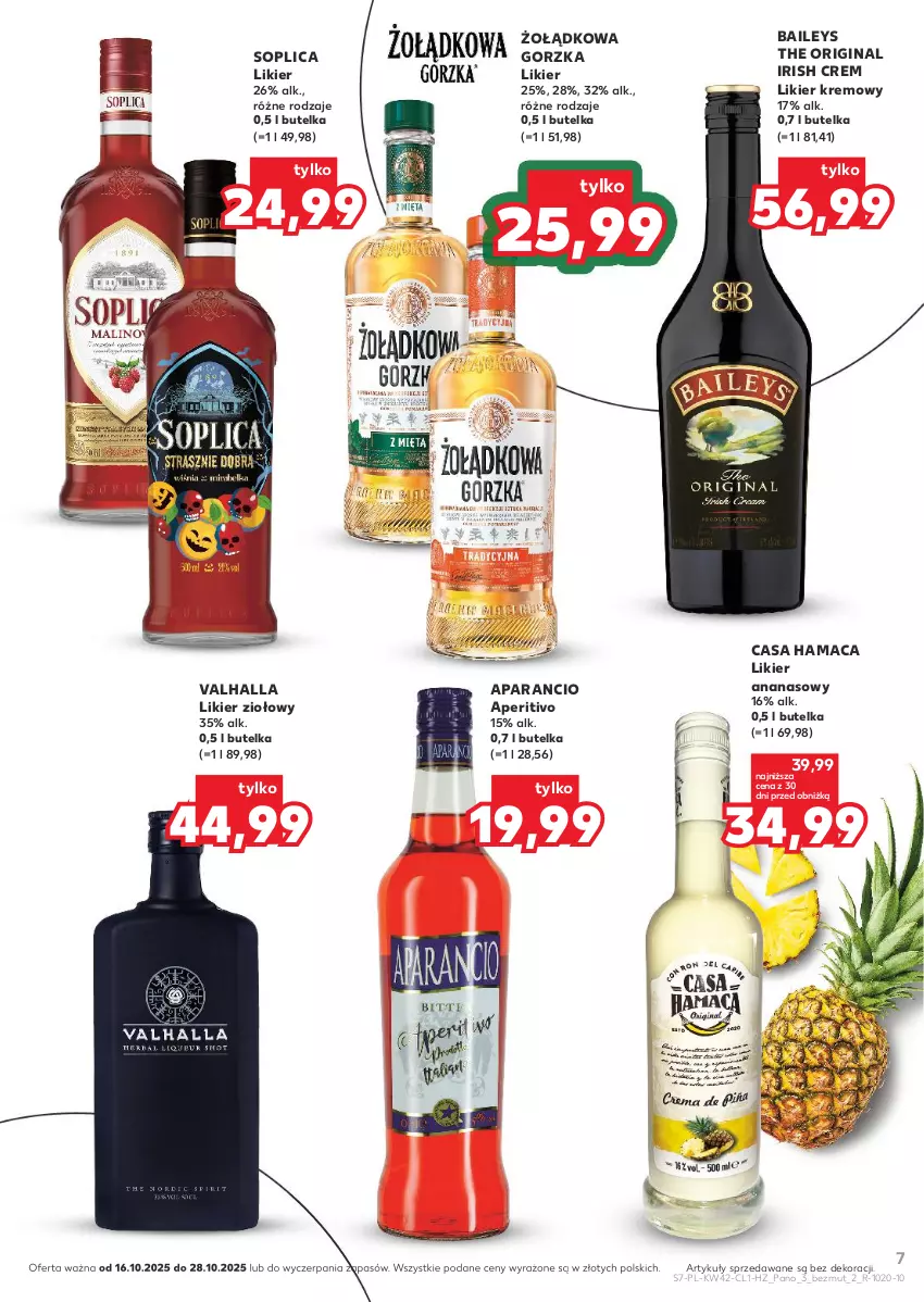 Gazetka promocyjna Kaufland - Barek Kauflandu - ważna 16.10 do 28.10.2025 - strona 7 - produkty: Ananas, Gin, Hama, Likier, Soplica