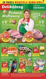 Gazetka promocyjna Delikatesy Centrum - Franczyza DC13 Czwartek - Gazetka - ważna od 01.04 do 01.04.2026 - strona 1 - produkty: Majonez, Rum, 7up, Rama, Winiary, Mirinda, Pomarańcze, Tran, Palma, Pepsi, Kiełbasa biała, Napój, Kiełbasa