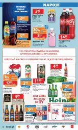 Gazetka promocyjna E Leclerc - Gazetka - ważna od 19.04 do 19.04.2025 - strona 18 - produkty: Piwo, Książęce, Somersby, Ice tea, Heineken, Coca-Cola, Napoje, Tran, Carlsberg, Lipton, Napój gazowany, Napój niegazowany, Harnaś, Napój, K2, Fa