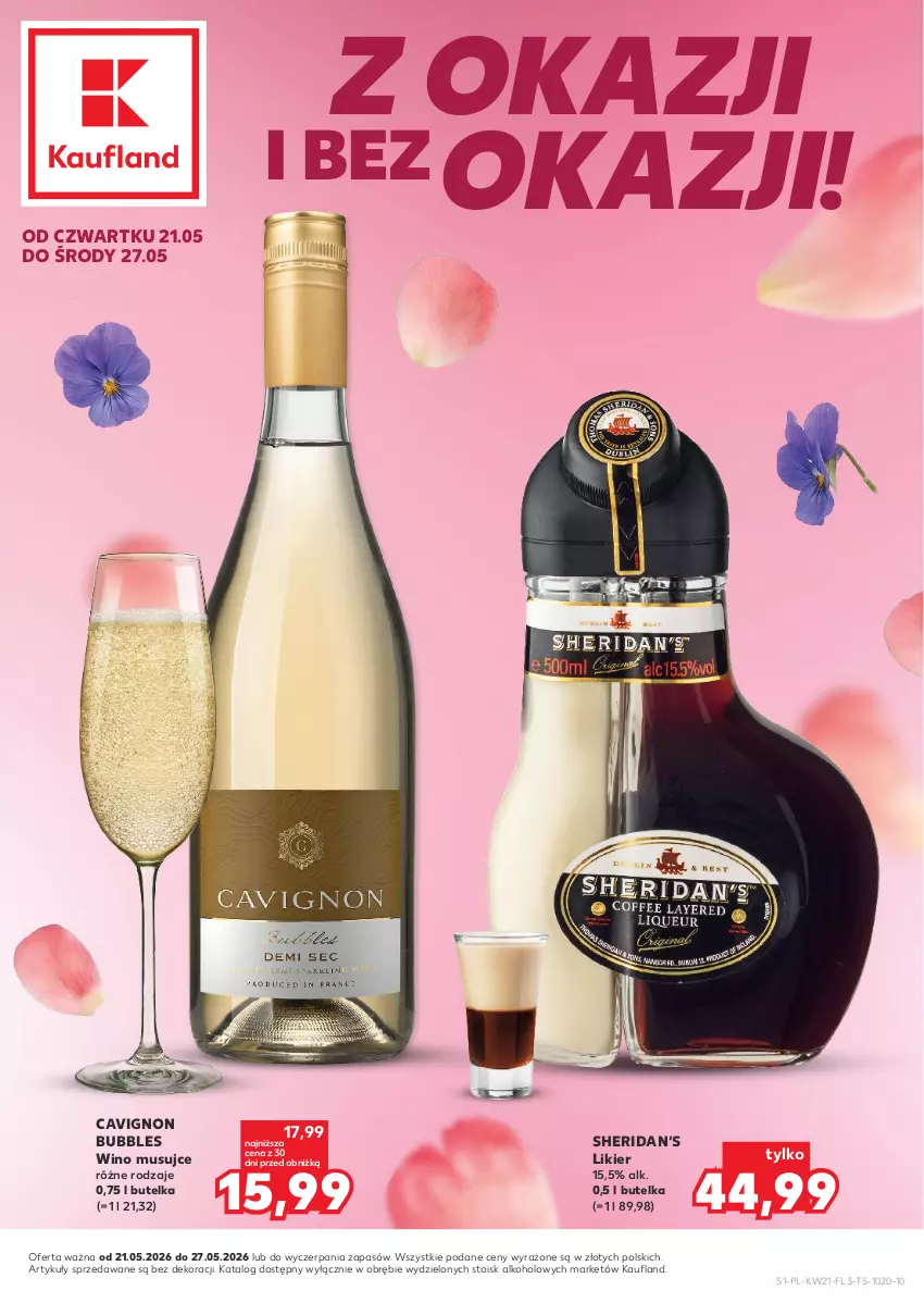 Gazetka promocyjna Kaufland - Kaufland - ważna 21.05 do 27.05.2026 - strona 1 - produkty: Likier, Mus, Wino