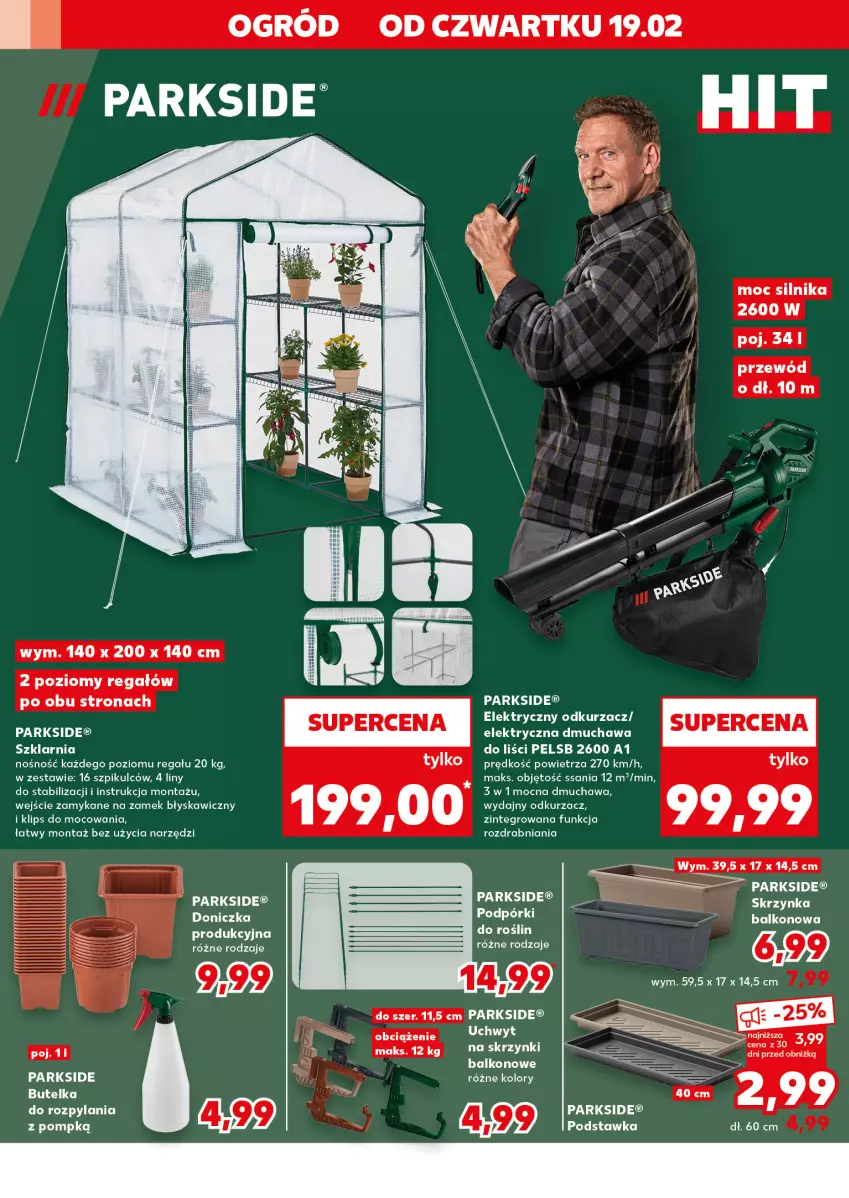 Gazetka promocyjna Kaufland - Kaufland - ważna 19.02 do 25.02.2026 - strona 12 - produkty: Odkurzacz, Ogród, Parkside, Przewód, Regał