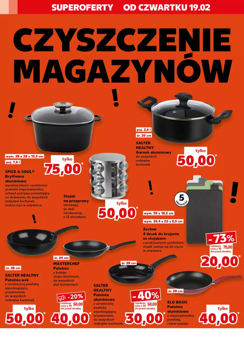 Gazetka promocyjna Kaufland - Kaufland - ważna 19.02 do 25.02.2026 - strona 4 - produkty: Fa, Garnek, Patelnia, Przyprawy, Sok, Stojak, Top