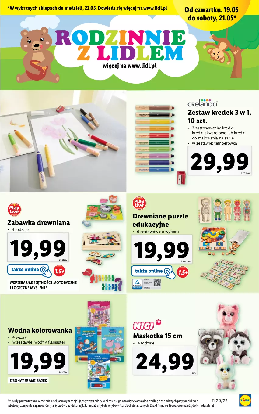 Gazetka promocyjna Lidl - GAZETKA - ważna 16.05 do 22.05.2022 - strona 27 - produkty: Kolorowanka, Puzzle, Tera, Zabawka