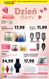 Gazetka promocyjna Lidl - GAZETKA - Gazetka - ważna od 22.05 do 22.05.2022 - strona 34 - produkty: Zegarek, Stojak, Szczotka, Organizer, Szczotka do włosów, Pojemnik, Zegar, Pudełko, Bateria