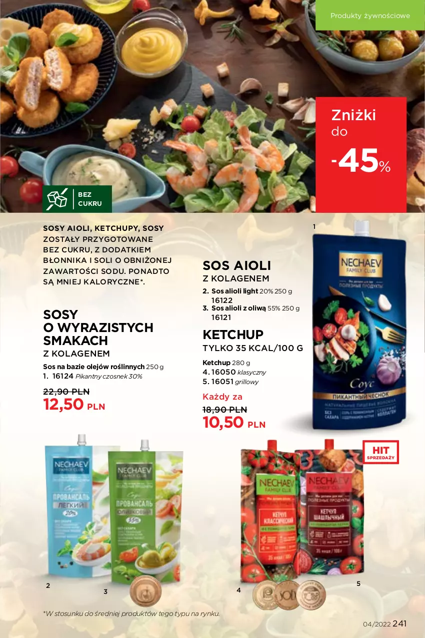 Gazetka promocyjna Faberlic - ważna 21.02 do 13.03.2022 - strona 241 - produkty: Czosnek, Grill, Ketchup, Kolagen, Olej, Sos