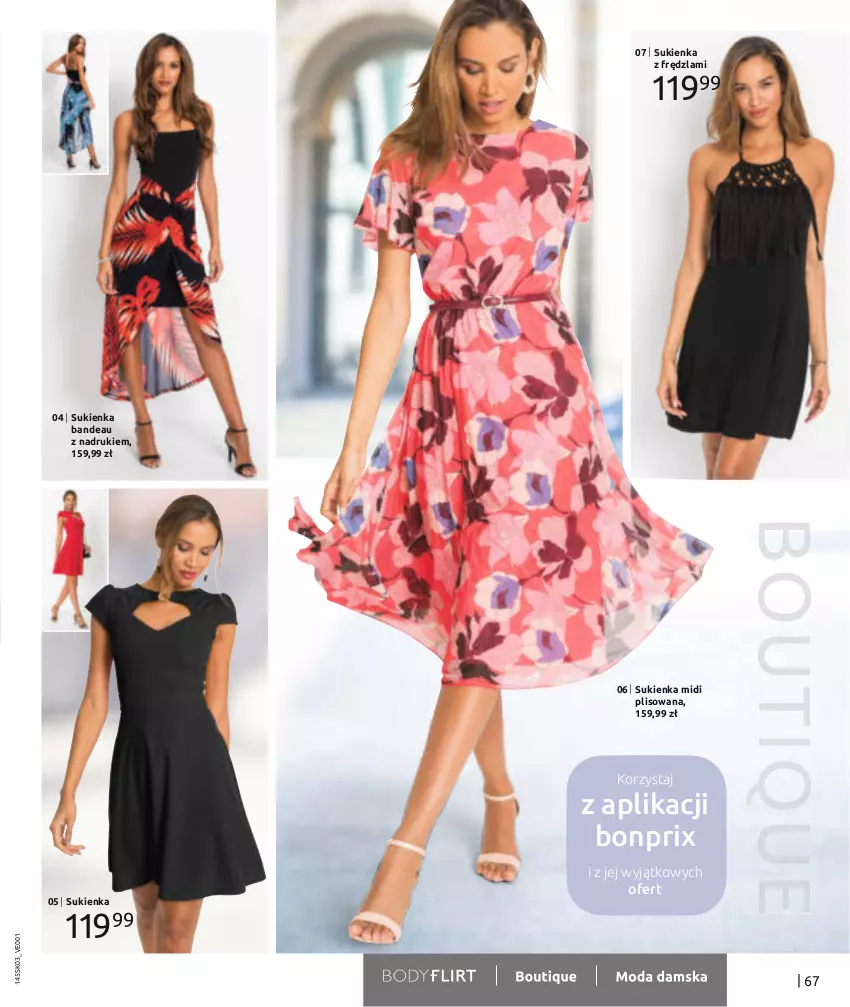 Gazetka promocyjna Bonprix - Wiosenna moda - ważna 07.03 do 03.09.2022 - strona 69 - produkty: Sukienka