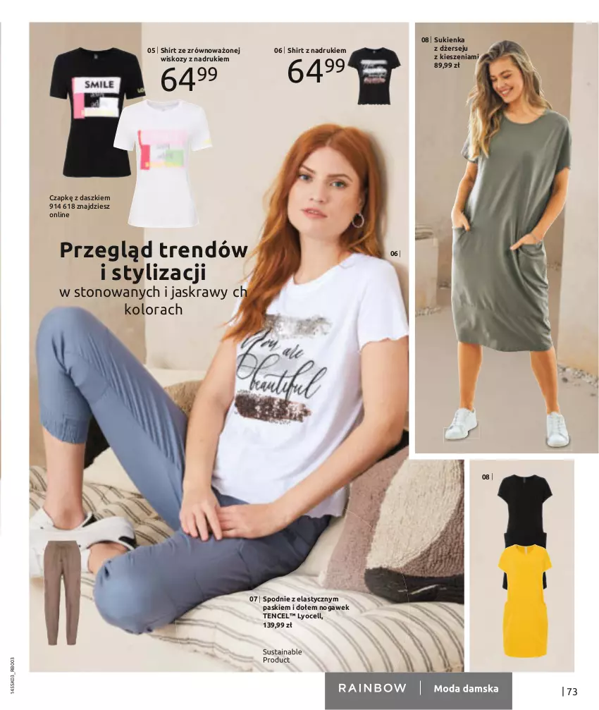 Gazetka promocyjna Bonprix - Wiosenna moda - ważna 07.03 do 03.09.2022 - strona 75 - produkty: Spodnie, Sukienka