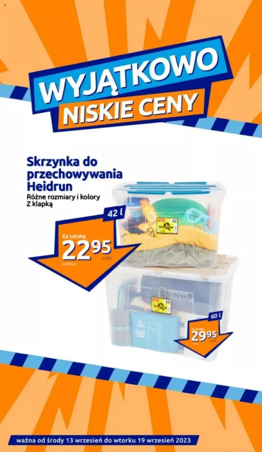 Gazetka promocyjna Action - ważna 13.09 do 19.09.2023 - strona 3 - produkty: Skrzynka do przechowywania