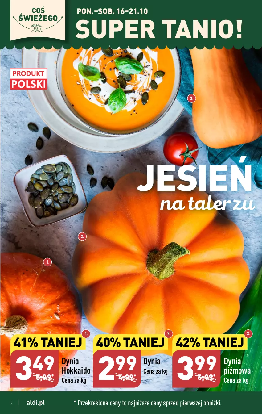 Gazetka promocyjna Aldi - Pełna oferta - ważna 16.10 do 21.10.2023 - strona 2 - produkty: Talerz