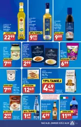 Gazetka promocyjna Aldi - Pełna oferta - Gazetka - ważna od 21.10 do 21.10.2023 - strona 21 - produkty: Piwa, Piwo, Makaron, Sos, Ser, Gra, Ocet balsamiczny, Panna cotta, Daktyle, Laur, Figi, Woda mineralna, Oliwa z oliwek, Deser, Cappuccino, Alcon, Woda, Cisowianka, Ocet, Oliwa