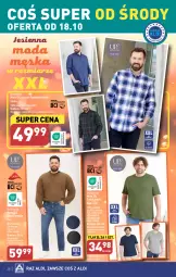 Gazetka promocyjna Aldi - Pełna oferta - Gazetka - ważna od 21.10 do 21.10.2023 - strona 28 - produkty: Kosz, T-shirt, Koszula, Wełna, Moda, Fa