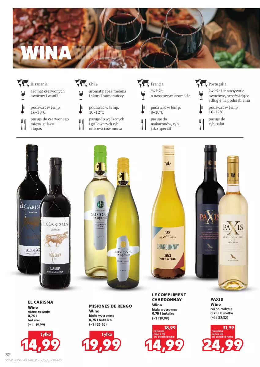 Gazetka promocyjna Kaufland - Barek Kauflandu - ważna 05.02 do 18.02.2026 - strona 32 - produkty: Chardonnay, Grill, Makaron, Melon, Pax, Por, Sałat, Wino, Wino białe