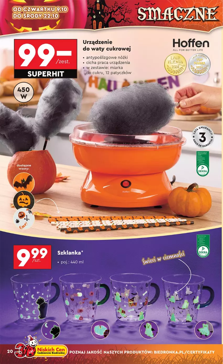 Gazetka promocyjna Biedronka - Okazje Tygodnia - ważna 06.10 do 18.10.2025 - strona 20 - produkty: Miarka, Szklanka