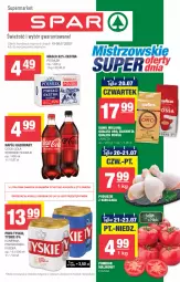 Gazetka promocyjna Spar - Spar - Gazetka - ważna od 26.07 do 26.07.2023 - strona 1 - produkty: Piwo, Coca-Cola, Tyskie, Napój gazowany, POLMLEK, Masło, Napój