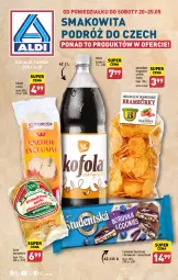 Gazetka promocyjna Aldi - Smakowita podróż do Czech - Gazetka - ważna od 25.05 do 25.05.2024 - strona 1 - produkty: Ser, Gin, Smakowita, Borówka, Chipsy, Serek, Czekolada