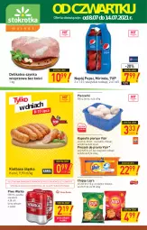 Gazetka promocyjna Stokrotka - Market - Gazetka - ważna od 14.07 do 14.07.2021 - strona 1 - produkty: Piwa, Piwo, Piec, Gra, 7up, Szynka wieprzowa, Proszek do prania, Chipsy, Mirinda, Warka, Szynka, Pepsi, Vizir, Lay’s, Napój, Kiełbasa, Kiełbasa śląska