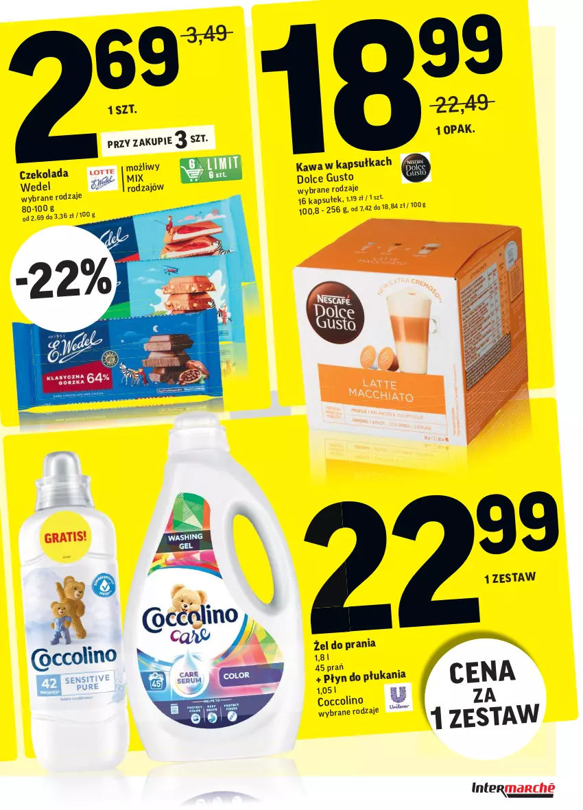 Gazetka promocyjna Intermarche - Gazetka promocyjna - ważna 03.11 do 08.11.2021 - strona 38 - produkty: Coccolino, Czekolada, Kawa