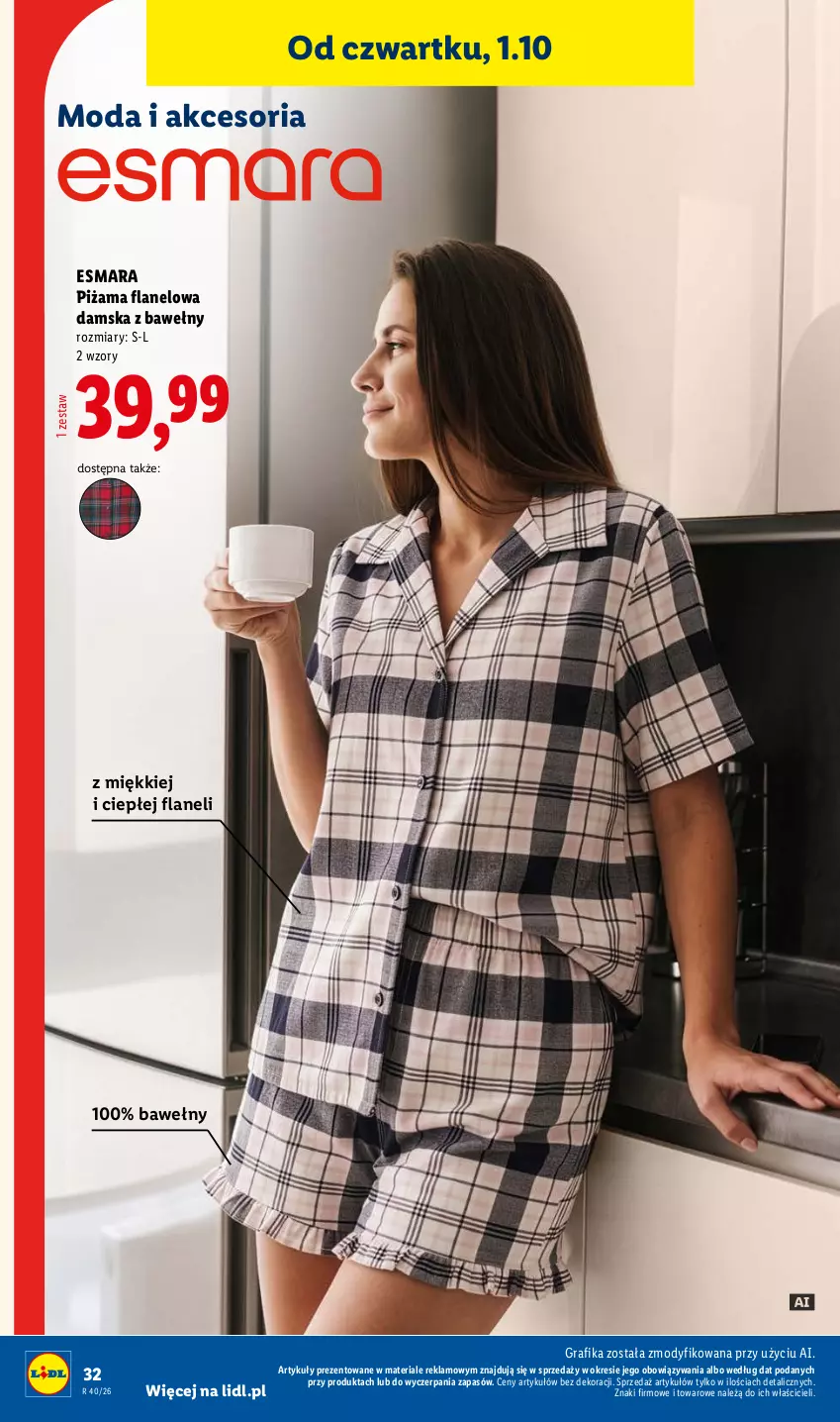 Gazetka promocyjna Lidl - Gazetka ważna od 28.09. do 03.10. - ważna 28.09 do 03.10.2026 - strona 40 - produkty: Gra, Grafika, Moda, Piżama