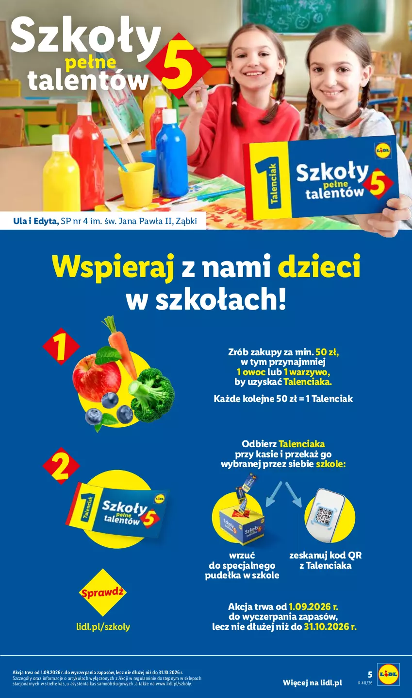 Gazetka promocyjna Lidl - Gazetka ważna od 28.09. do 03.10. - ważna 28.09 do 03.10.2026 - strona 5 - produkty: Dzieci, Olej