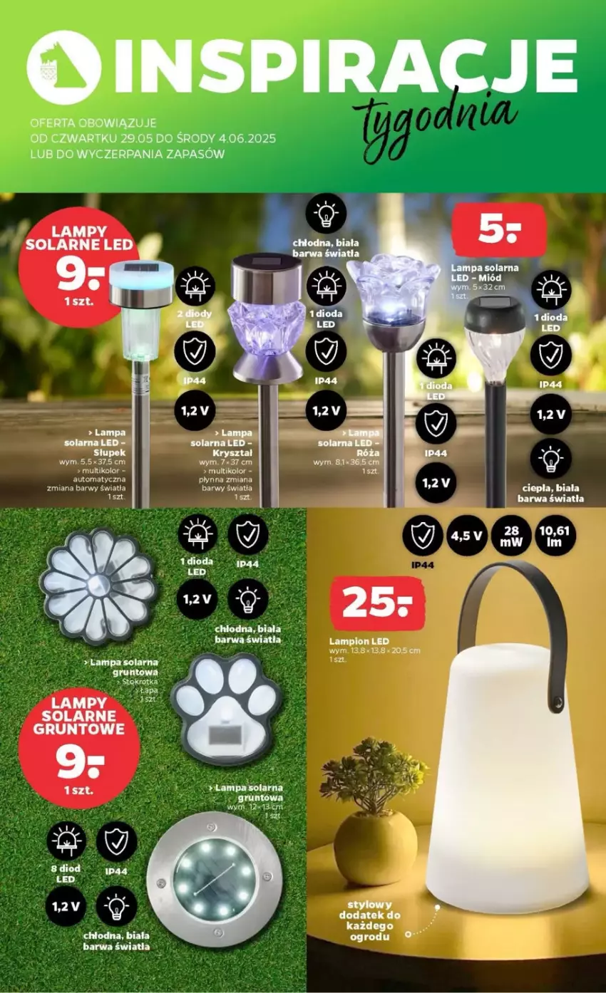 Gazetka promocyjna Netto - ważna 29.05 do 04.06.2025 - strona 15 - produkty: Grunt, Lampa, Róża, Słupek