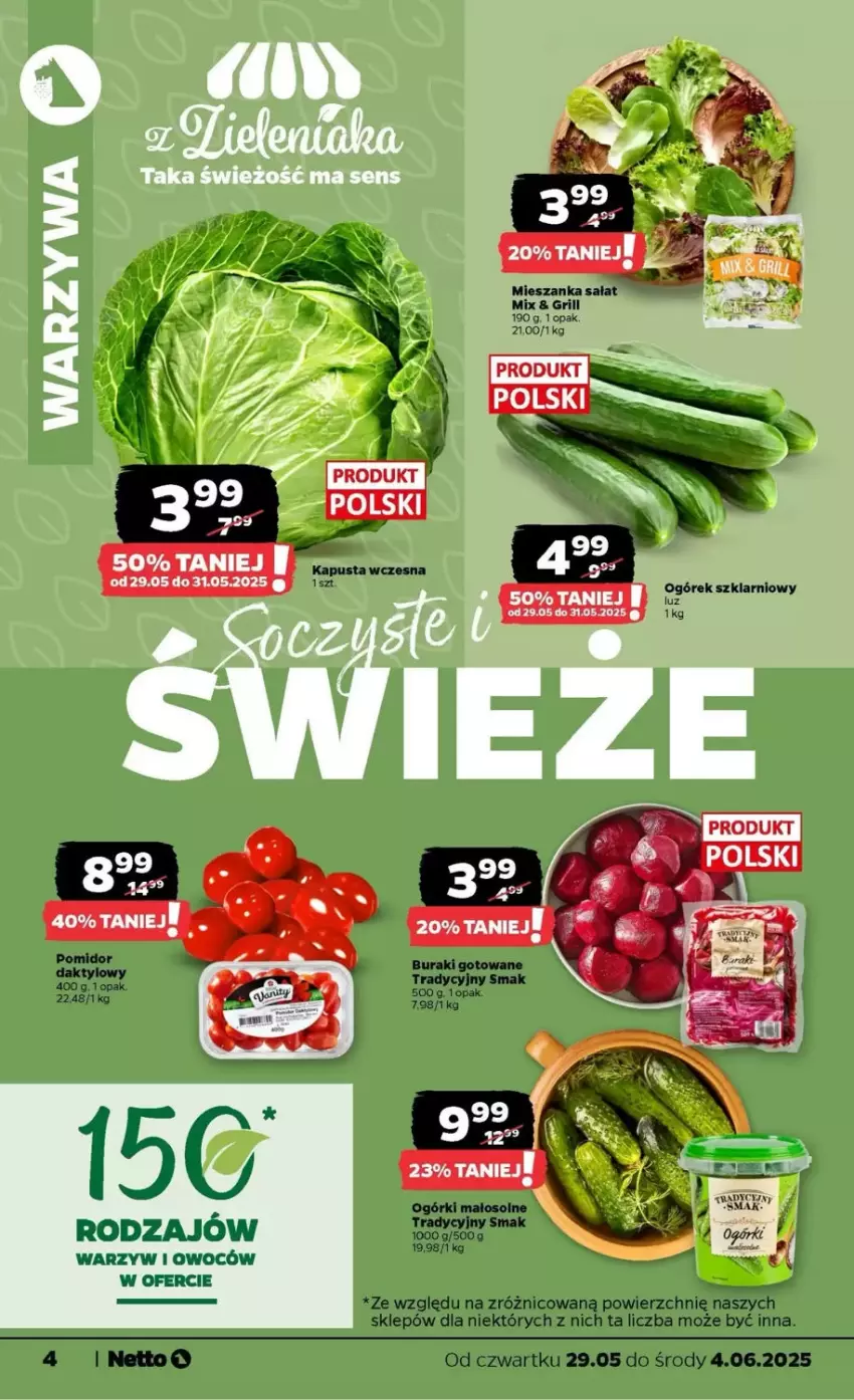 Gazetka promocyjna Netto - ważna 29.05 do 04.06.2025 - strona 34 - produkty: Grill, Ogórek, Sałat