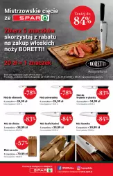 Gazetka promocyjna Spar - Spar - Gazetka - ważna od 14.10 do 14.10.2022 - strona 12 - produkty: Noż, Nóż do chleba, Blok na noże, Nóż uniwersalny, Nóż szefa kuchni, Chleb, Fa