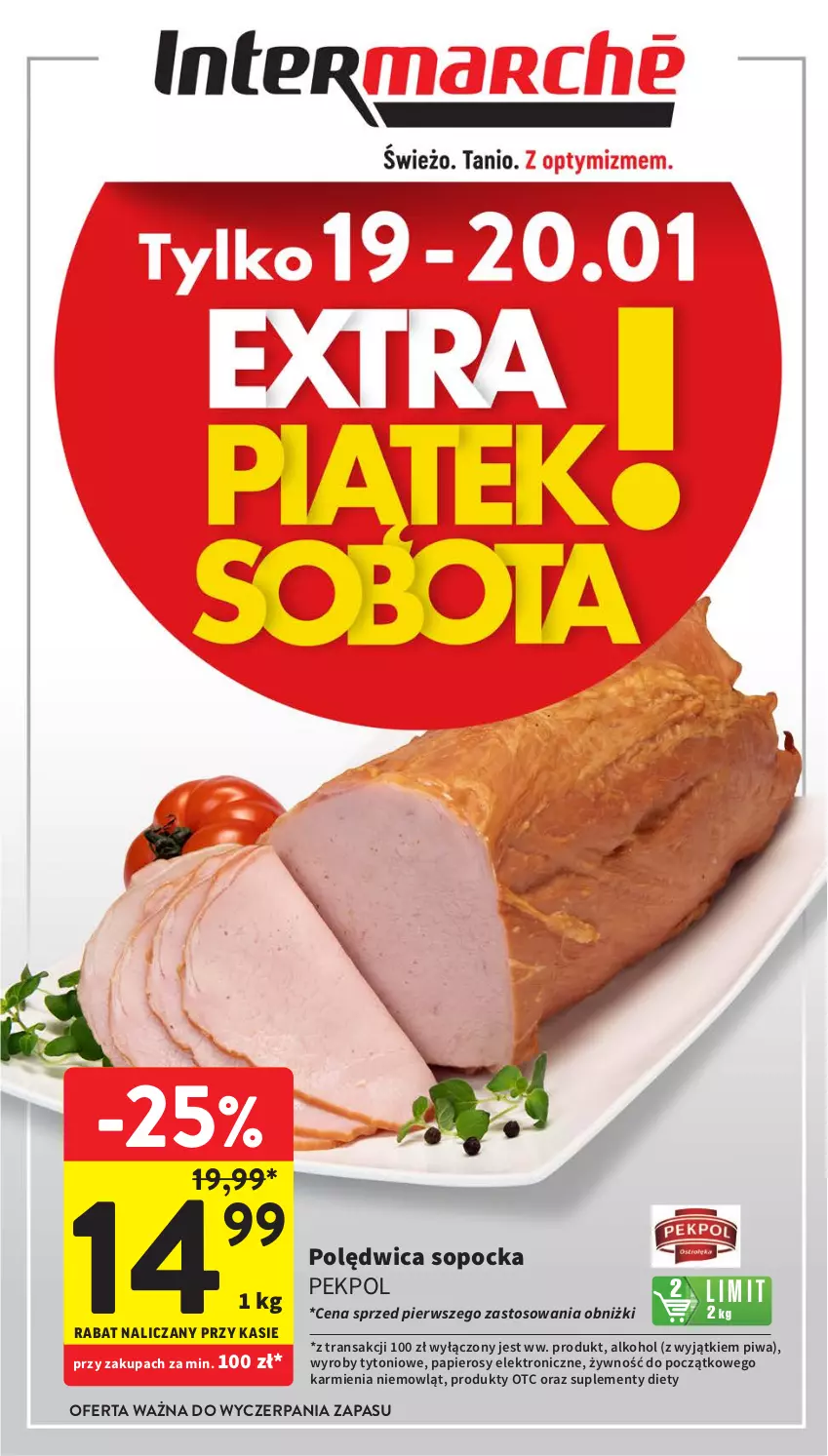 Gazetka promocyjna Intermarche - Gazetka Intermarche - ważna 18.01 do 24.01.2024 - strona 2 - produkty: Karmi, Papier, Pekpol, Piwa, Polędwica, Tran